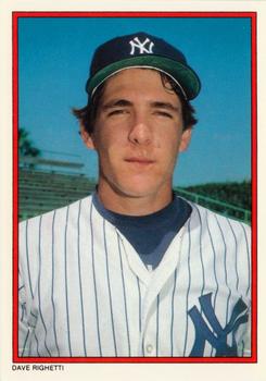 1984 Topps - 1984 All-Star Set Collector's Edition (Glossy Send-Ins) #28 Dave Righetti Front
