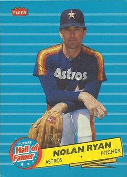 1986 Fleer - Future Hall of Famers #5 Nolan Ryan Front