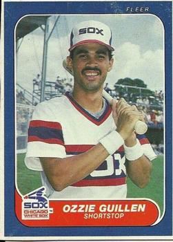 1986 Fleer - Box Bottom Panels Singles #C-3 Ozzie Guillen Front