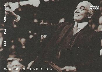 1994 Upper Deck Baseball: The American Epic #36 Warren Harding Front