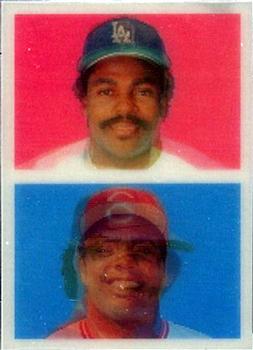 1986 Sportflics #181 Active .300 Hitters (Tony Gwynn / Bill Madlock / Pedro Guerrero / Dave Parker / Pete Rose / Keith Hernandez) Front