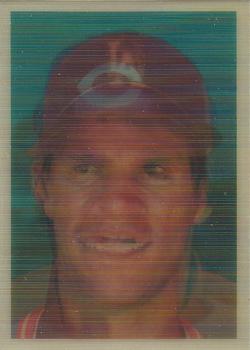 1986 Sportflics #56 Rookies of the Year (Darryl Strawberry / Steve Sax / Pete Rose) Front