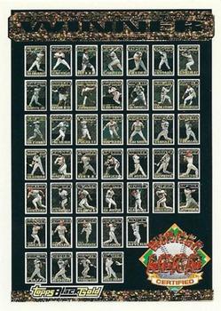 1994 Topps - Black Gold Certified Winners Redeemed/Exchange #ABCD Winner ABCD 1-44 Front