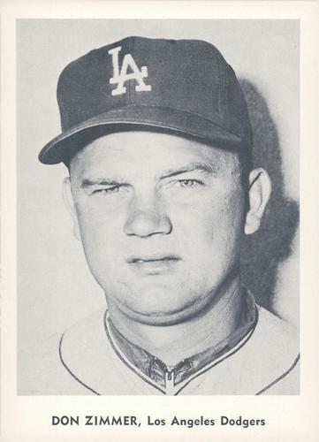 1959 Jay Publishing Los Angeles Dodgers #NNO Don Zimmer Front