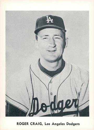 1960 Jay Publishing Los Angeles Dodgers #NNO Roger Craig Front