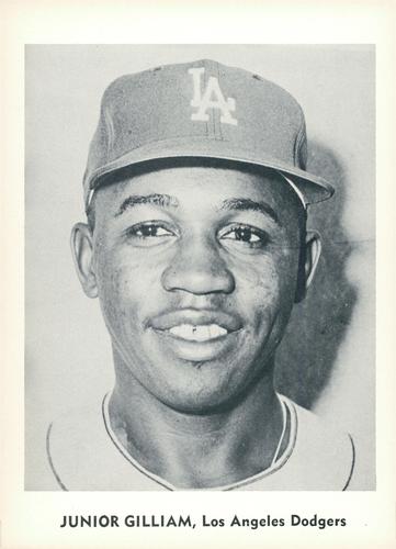 1960 Jay Publishing Los Angeles Dodgers #NNO Junior Gilliam Front