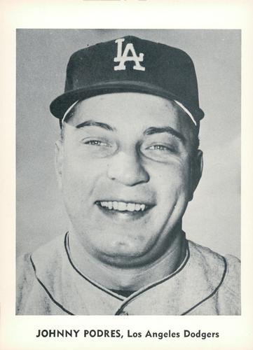 1960 Jay Publishing Los Angeles Dodgers #NNO Johnny Podres Front
