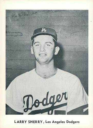 1960 Jay Publishing Los Angeles Dodgers #NNO Larry Sherry Front
