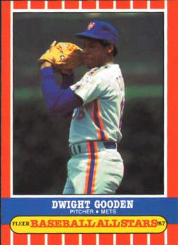1987 Fleer Baseball All-Stars #19 Dwight Gooden Front