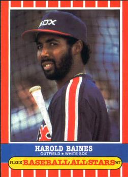 1987 Fleer Baseball All-Stars #1 Harold Baines Front