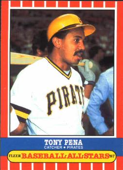 1987 Fleer Baseball All-Stars #31 Tony Pena Front