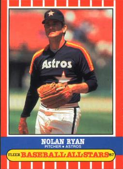 1987 Fleer Baseball All-Stars #38 Nolan Ryan Front