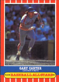 1987 Fleer Baseball All-Stars #7 Gary Carter Front