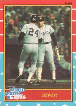 1987 Fleer - World Series #9 Dewey! Front