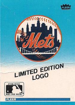 1987 Fleer - Box Bottom Panels Singles #C-1 New York Mets Logo Front