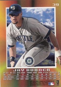 1997 SkyBox E-X2000 #39 Jay Buhner Back