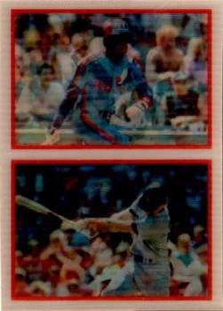 1987 Sportflics #197 George Brett / Tony Gwynn / Ryne Sandberg / Wade Boggs / Hubie Brooks / Tim Raines Front