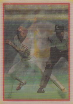 1987 Sportflics #152 Tim Raines / Jose Cruz / Vince Coleman Front