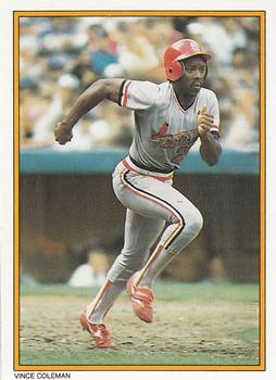 1987 Topps - 1987 All-Star Set Collector's Edition (Glossy Send-Ins) #38 Vince Coleman Front