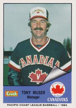 1984 Cramer Vancouver Canadians #27 Tony Muser Front