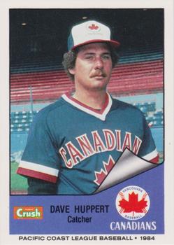 1984 Cramer Vancouver Canadians #37 Dave Huppert Front