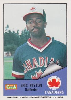 1984 Cramer Vancouver Canadians #41 Eric Peyton Front