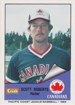 1984 Cramer Vancouver Canadians #42 Scott Roberts Front