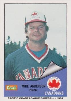 1984 Cramer Vancouver Canadians #46 Mike Anderson Front
