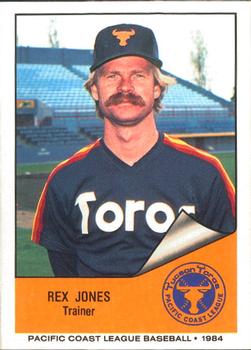 1984 Cramer Tucson Toros #56 Rex Jones Front