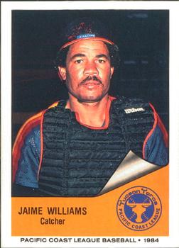 1984 Cramer Tucson Toros #58 Jamie Williams Front