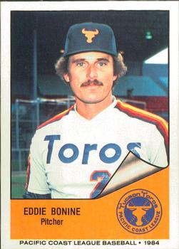 1984 Cramer Tucson Toros #64 Eddie Bonine Front