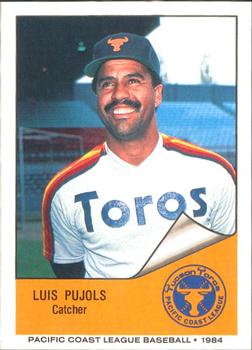 1984 Cramer Tucson Toros #71 Luis Pujols Front