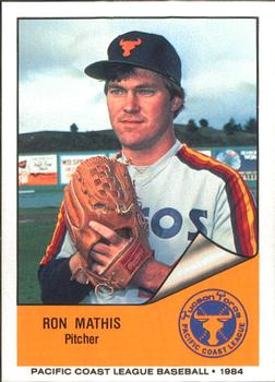 1984 Cramer Tucson Toros #72 Ron Mathis Front