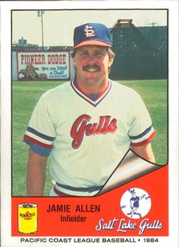 1983 Jamie Allen Game Used Louisville Slugger 34 P89 Rookie Year