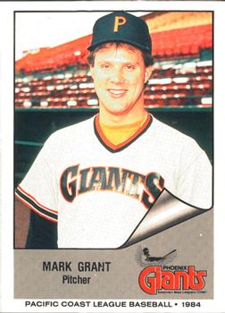 1984 Cramer Phoenix Giants #3 Mark Grant Front