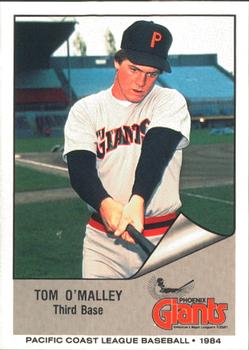 1984 Cramer Phoenix Giants #11 Tom O'Malley Front