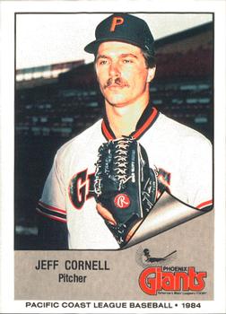 1984 Cramer Phoenix Giants #12 Jeff Cornell Front