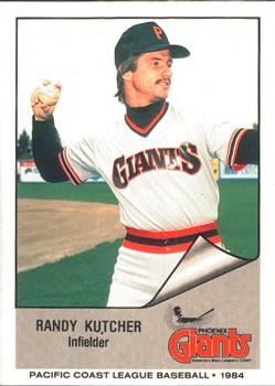 1984 Cramer Phoenix Giants #18 Randy Kutcher Front