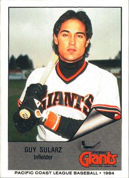1984 Cramer Phoenix Giants #22 Guy Sularz Front