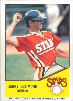 1984 Cramer Las Vegas Stars #223 Jerry DeSimone Front