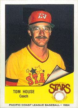 1984 Cramer Las Vegas Stars #232 Tom House Front