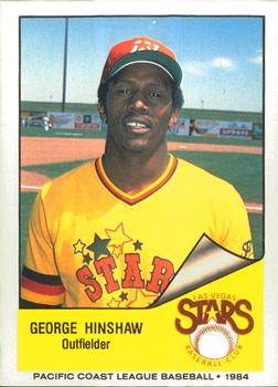 1984 Cramer Las Vegas Stars #234 George Hinshaw Front
