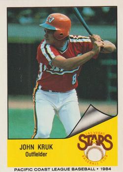 1984 Cramer Las Vegas Stars #250 John Kruk Front