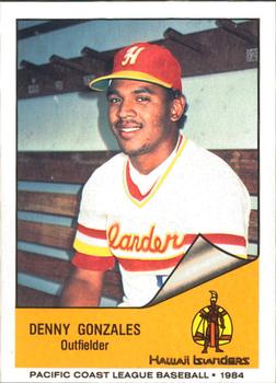 1984 Cramer Hawaii Islanders #130 Denny Gonzalez Front