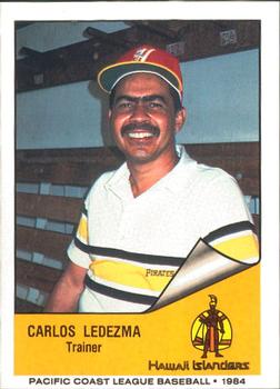 1984 Cramer Hawaii Islanders #143 Carlos Ledezma Front