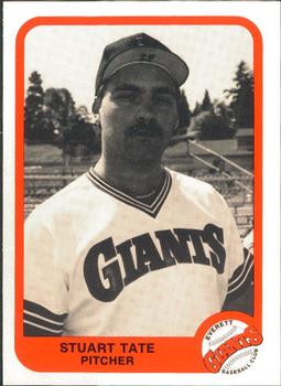 1984 Cramer Everett Giants #12 Stuart Tate Front