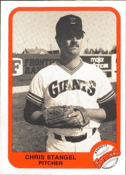 1984 Cramer Everett Giants #18 Chris Stangel Front