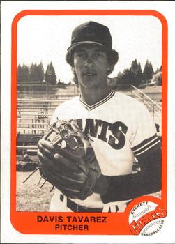 1984 Cramer Everett Giants #21 Davis Tavarez Front