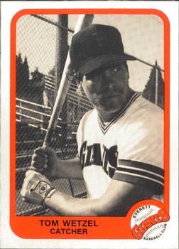 1984 Cramer Everett Giants #29 Tom Wetzel Front
