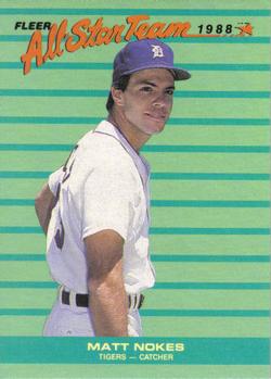 1988 Fleer - All-Star Team #1 Matt Nokes Front